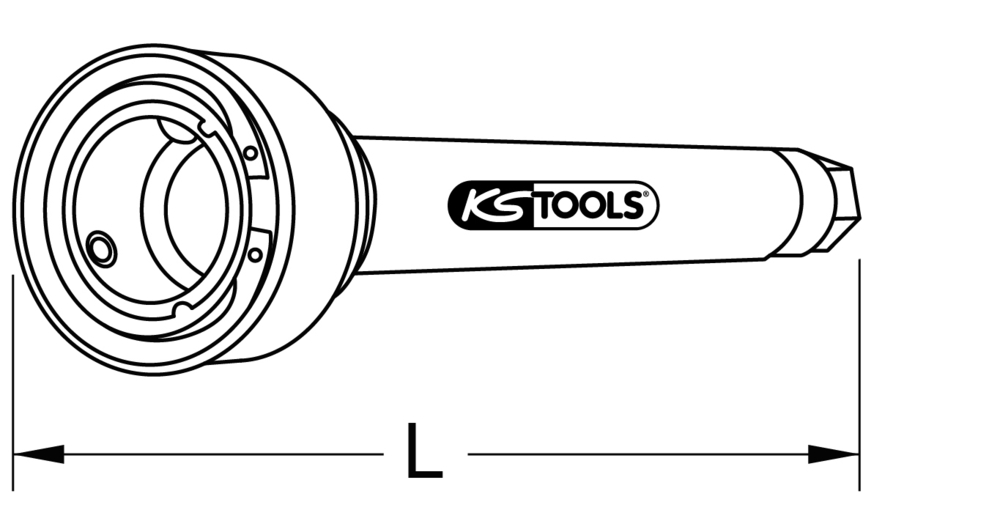 KS Tools - Jeu d'outils de biellette de direction, 6 pièces