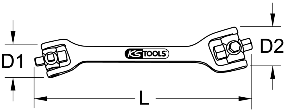 Clés de vidange Facom, KS Tools, carter d'huile