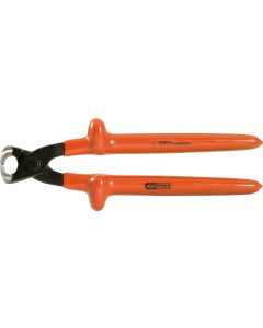 Tenaille isolée antistatique à taillant en bout, L.220 mm