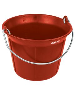 Seau de maçon plastique noir à œillets - 11 L