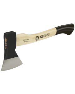 Hachette canadienne, tête 600 g, manche hickory maintenu avec coins en acier