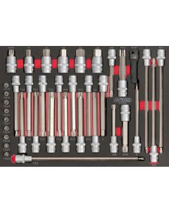 KS TOOLS 911.1635 1/2 Coffret de douilles XZN (26 pcs)