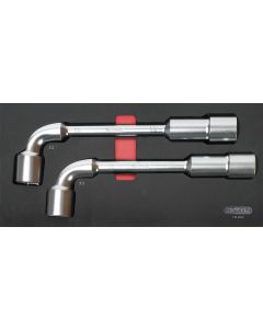 Module de clés à pipe débouchées 6 pans, 2 pièces