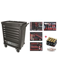 Servante 7 tiroirs - édition limitée BLACK EDITION équipée de 309 outils