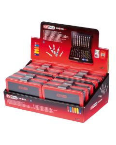 Présentoir de 10 jeux d'embouts de vissage à code couleur TORSIONpower® 1/4''