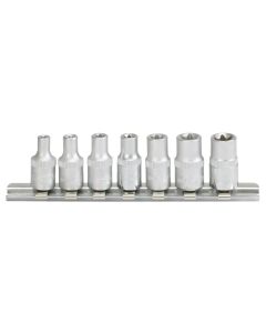 Rail de 7 douilles 1/4'' TORX® ULTIMATE, E4 à E11