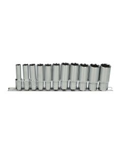 Jeu de 11 douilles 6 pans ULTIMATE sur rail 3/8''