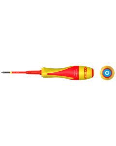 Tournevis POZIDRIV® bi-matière isolé 1000V, PZ1 pour borniers électriques