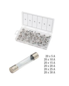Assortiment de fusibles verres x120