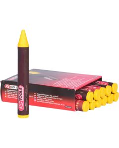 Boîte de 12 crayons jaune de marquage pour pneus