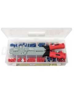 Coffret de pinces à sertir standard pour cosses pré-isolées - 271 pcs