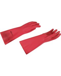 Gants d'électricien en latex naturel rouge, classe 0 AZC, T8