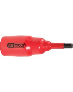 Douille tournevis isolée 6 pans 3/8'', 5 mm