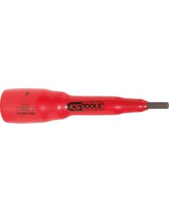 Douille tournevis 6 pans isolée, 3/8'' - 10 mm