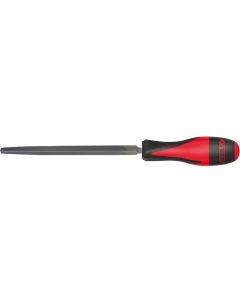 Lime triangulaire bâtarde emmanchée, L.150 mm