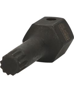 Douille tournevis à chocs longue 1/2" XZN®, M14 - sur carte