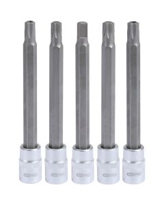 Jeu de 5 douilles tournevis 1/4'' spéciales airbag