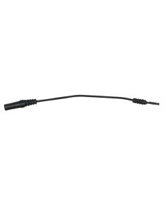 Cordon banane 4 mm sur  fiche ronde 1,5 mm