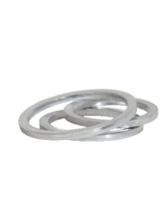 Lot de 25 joints alu de bouchons de vidange, M12x1,5 mm