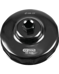 Cloche pour filtre à huile 1/2" diamètre 108 mm / 15 cannelures pour PL