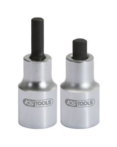 Jeu de 2 douilles tournevis 6 pans pour jambes de force, 1/2"