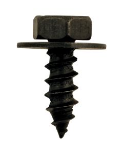 Vis en métal noire avec rondelle pour BMW - Ø 9,4 mm - 10 pcs