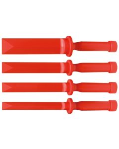 Jeu de grattoirs plats en PVC souple, 4 pièces