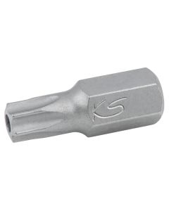 Embout de vissage TORX® percé, L.30 mm - Entraînement 10 mm - TB10