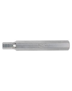 Embout de vissage 6 pans, L.75 mm - Entraînement 10 mm - 4 mm