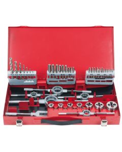 Coffret de jeux de tarauds, filières et forets - 44 pcs