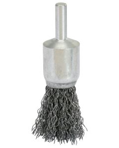 Brosse pinceau acier 0,5 mm, Ø 17 mm