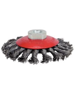 Brosse inox torsadé 0,5 mm, Ø 100 mm