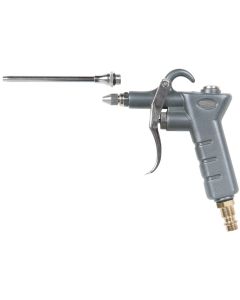Soufflette pistolet en métal 1/4" avec 2 embouts
