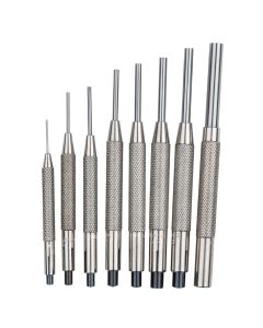 Jeu de 8 chasse-goupilles avec douilles de guidage, 0,9 à 5,9 mm