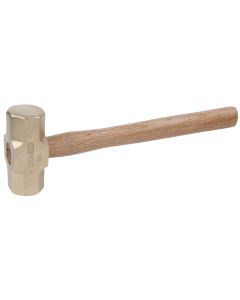 Massette octogonale BRONZEplus manche hickory, tête 1000 g, L.350 mm