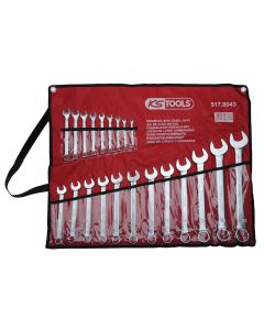 Jeu de 21 clés mixte en trousse, 6 à 32 mm