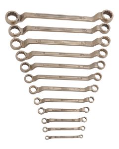 Jeu de 12 clés polygonales contre-coudées BRONZEplus, 6 à 32 mm