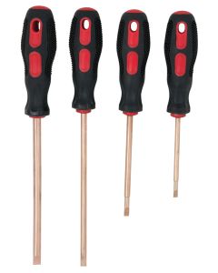 Jeu de 4 tournevis lame ronde Fente BERYLLIUMplus