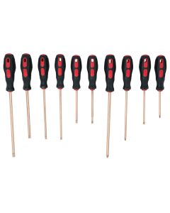 Jeu de 10 tournevis BERYLLIUMplus Fente - PHILLIPS 