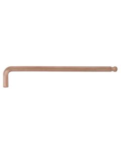 Clé mâle 6 pans longue à tête sphérique BERYLLIUMplus 3 mm, L.126 mm