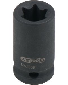 Douille à chocs TORX-E 1/4’’, E10 - sur carte