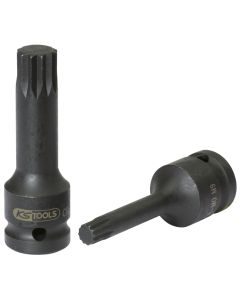 Douille tournevis à chocs longue XZN® 1/2'', M5