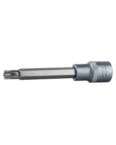 Douille tournevis ULTIMATE RIBE® percé 1/2'', L.110 mm - M5