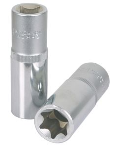 Douille longue TORX ULTIMATE 1/2'', L. 75mm - E10