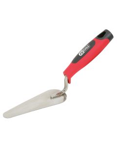 Truelle langue de chat - lame inox - manche bi-composant - 160 mm
