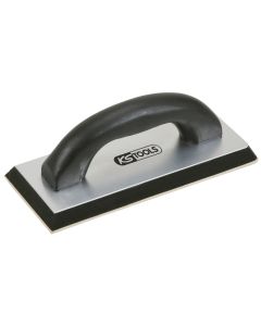 Platoir - semelle caoutchouc - manche plastique - Biseauté - 100x300 mm