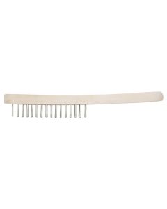 Brosse métallique à 3 rangées inox, 290 mm