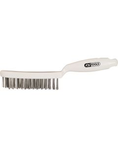 Brosse métallique à 4 rangées acier, 285 mm