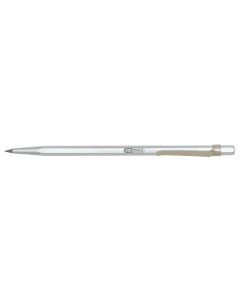 Pointe à tracer à corps 6 pans 5 mm avec clip d'accroche, L.145 mm