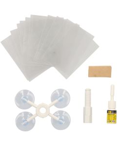 Coffret de réparation pare-brise, 15 pièces
